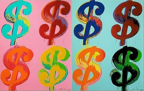 $ (4) di Andy Warhol, Stampa in vendita su Singulart