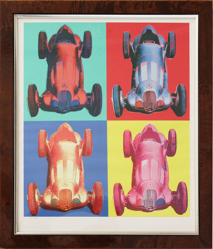 Mercedes-Benz Rennwagen W 125 di Andy Warhol, Stampa in vendita su Singulart