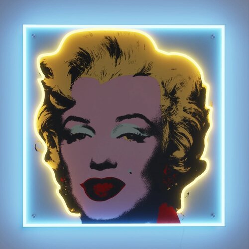 Marilyn Large LED Neon Sign di Andy Warhol, Altri media in vendita su Singulart