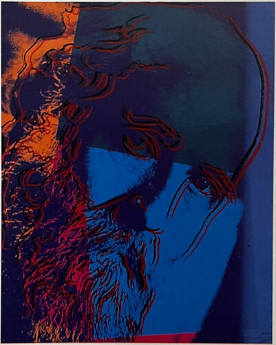 Martin Buber (from 10 portraits of Jews of the 20th Century) di Andy Warhol, Stampa in vendita su Singulart