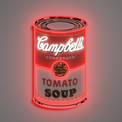 Campbell's LED Neon Sign di Andy Warhol, Altri media in vendita su Singulart