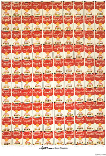Soup Cans 100 Campbells di Andy Warhol, Stampa in vendita su Singulart