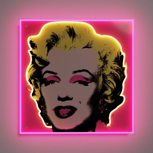Marilyn Small LED Neon Sign di Andy Warhol, Altri media in vendita su Singulart