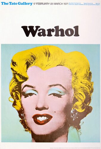 Andy Warhol Tate Gallery Poster of Marilyn Monroe de Andy Warhol, Impresión a la venta en Singulart