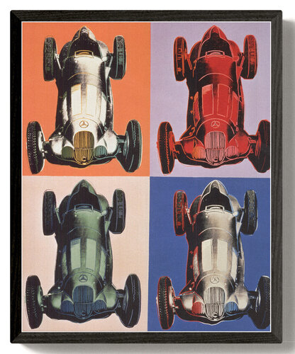 Mercedes-Benz Formel-Rennwagen W 125 di Andy Warhol, Stampa in vendita su Singulart