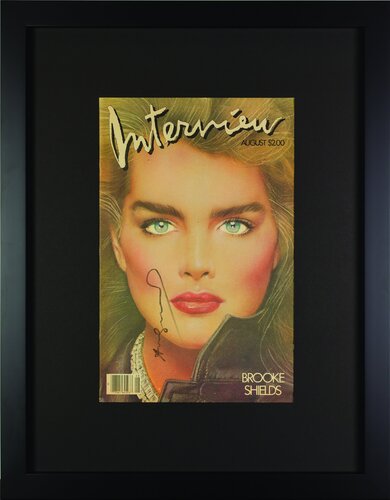 Interview Magazine Signed by Andy Warhol "Brook Shields" di Andy Warhol, Stampa in vendita su Singulart