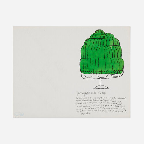 Greengages a la Warhol, Wild Raspberries di Andy Warhol, Stampa in vendita su Singulart
