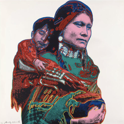 Mother and Child (from Cowboys and Indians) di Andy Warhol, Stampa in vendita su Singulart