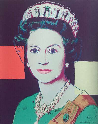 Queen Elizabeth II of The United Kingdom (F. & S. II.335A) di Andy Warhol, Stampa in vendita su Singulart