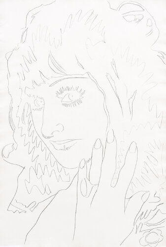 Ladies & Gentlemen Graphite di Andy Warhol, Opera su carta in vendita su Singulart