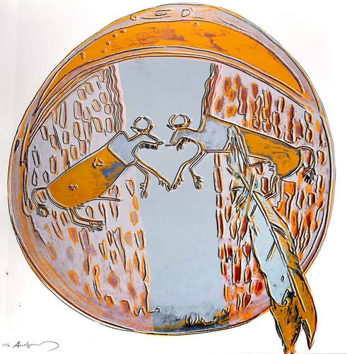 Plains Indian Shield, From the Cowboys and Indians Series UTP di Andy Warhol, Stampa in vendita su Singulart