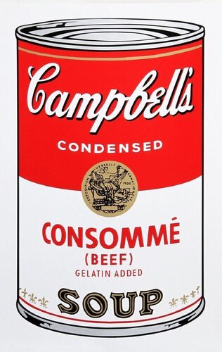 Campbell's Consommé Soup (FS II.52) di Andy Warhol, Stampa in vendita su Singulart