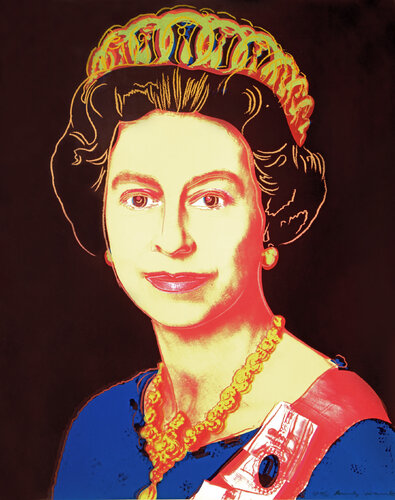 Queen Elizabeth II of the United Kingdom from Reigning Queens di Andy Warhol, Stampa in vendita su Singulart