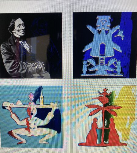 HC Andersen Portfolio Trial proof di Andy Warhol, Stampa in vendita su Singulart