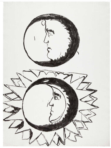 Cosmos ( Moon and Sun) di Andy Warhol, Pittura in vendita su Singulart