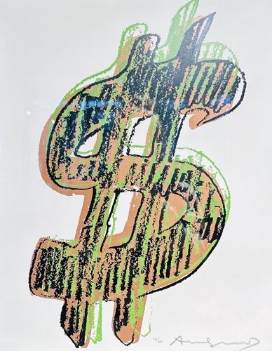 Single Dollar Sign (FS II. 278) van Andy Warhol, Afdruk te koop op Singulart