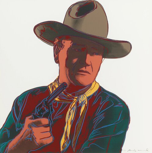 John Wayne (F. & S. II 377) van Andy Warhol, Afdruk te koop op Singulart