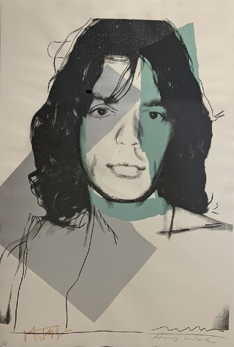 Mick Jagger (FS II.138) van Andy Warhol, Afdruk te koop op Singulart