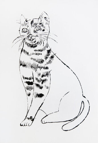 Untitled, from 25 Cats Name[d] Sam and One Blue Pussy van Andy Warhol, Afdruk te koop op Singulart