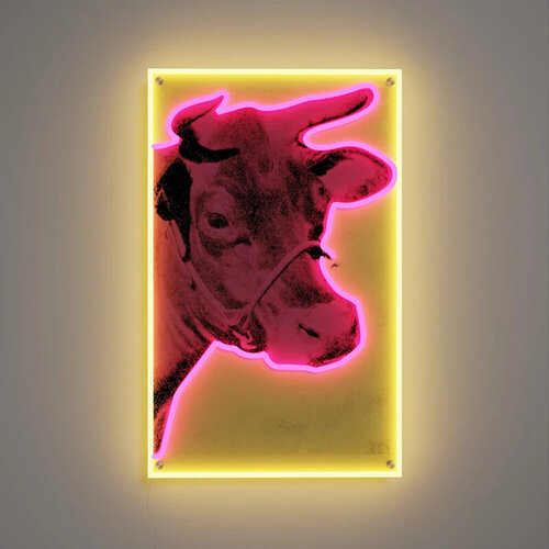 Cow LED Neon Sign van Andy Warhol, Andere media te koop op Singulart