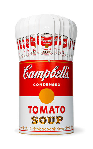 Campbell's Soup Cans (Set of 32 skateboards) + 1 Giant Campbell's Soup Can (Box) van Andy Warhol, Andere media te koop op Singulart