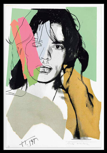 Mick Jagger (F&S.II.140) van Andy Warhol, Afdruk te koop op Singulart