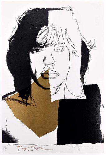 Mick Jagger (F. & S. II 146) van Andy Warhol, Afdruk te koop op Singulart
