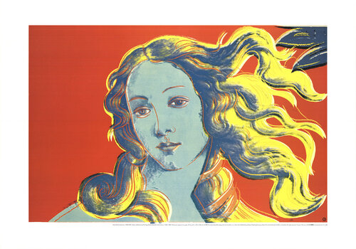 Birth of Venus-Red van Andy Warhol, Afdruk te koop op Singulart