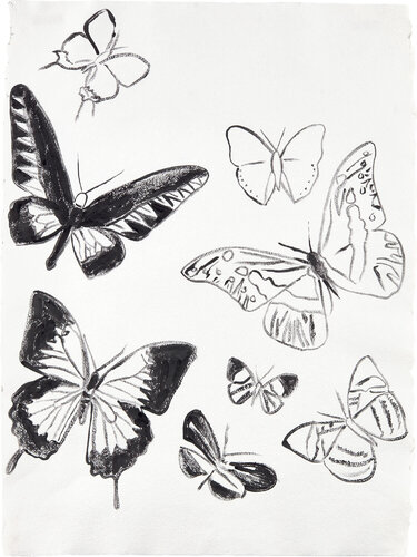 Untitled (Butterflies) van Andy Warhol, Werk op papier te koop op Singulart