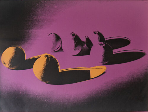 Space Fruit: Oranges (FS II.197) (Unique) van Andy Warhol, Afdruk te koop op Singulart