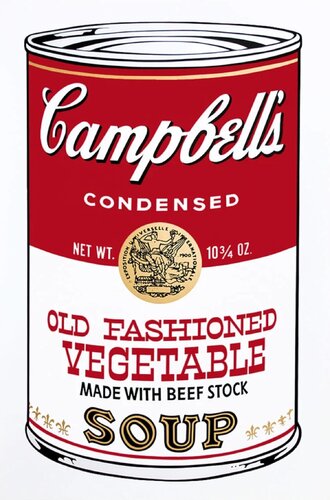 Campbell’s Soup II: Old fashioned Vegetable Soup FS II.54 di Andy Warhol, Stampa in vendita su Singulart