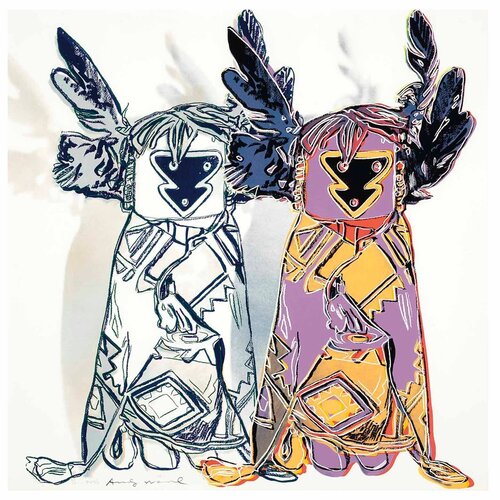 KACHINA DOLLS FS II.381 di Andy Warhol, Stampa in vendita su Singulart