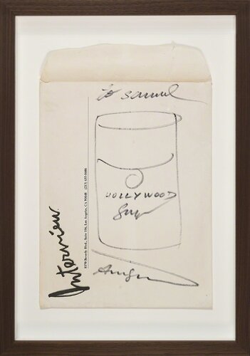 Untitled (Interview Hollywood Soup) di Andy Warhol, Opera su carta in vendita su Singulart