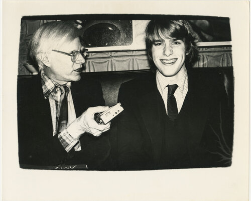 Andy Warhol recording Dan Scheffey par Andy Warhol, Photographie en vente sur Singulart