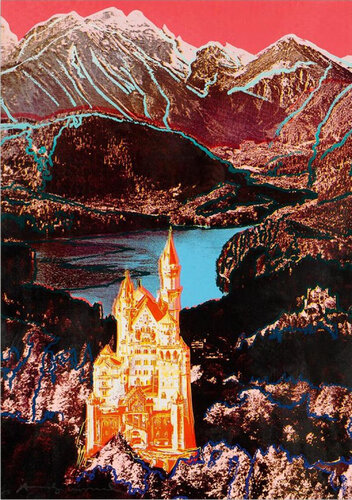 Neuschwanstein van Andy Warhol, Afdruk te koop op Singulart