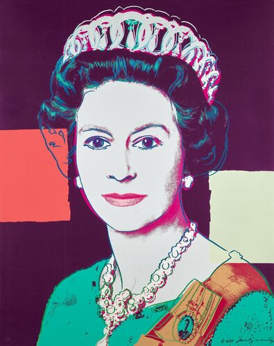 Queen Elizabeth II Of The United Kingdom (F. & S. II.335A) van Andy Warhol, Afdruk te koop op Singulart