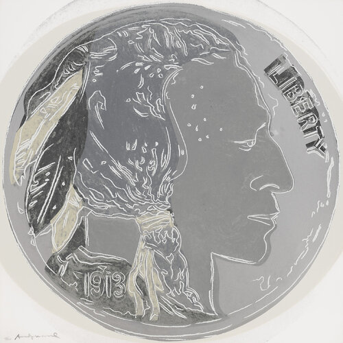 INDIAN HEAD NICKEL FS II.385 van Andy Warhol, Afdruk te koop op Singulart