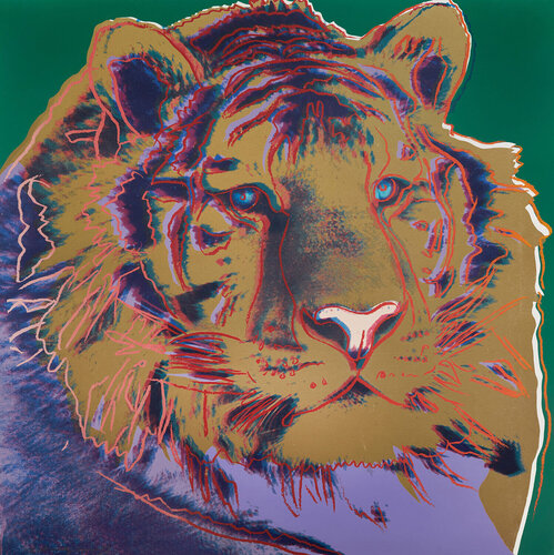 Siberian Tiger (F&S IIB.297) Trial Proof van Andy Warhol, Afdruk te koop op Singulart