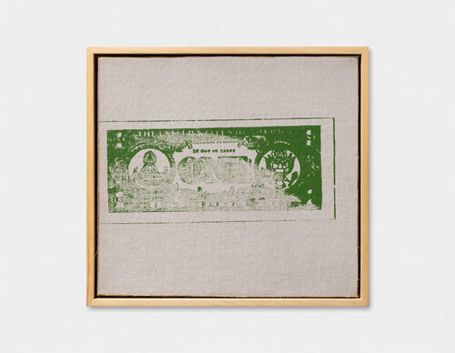 One Dollar Bill (Back) van Andy Warhol, Schilderij te koop op Singulart