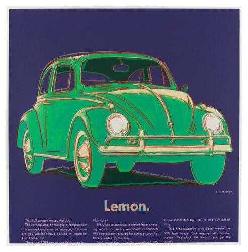 Volkswagen (F. & S. II.358) van Andy Warhol, Afdruk te koop op Singulart