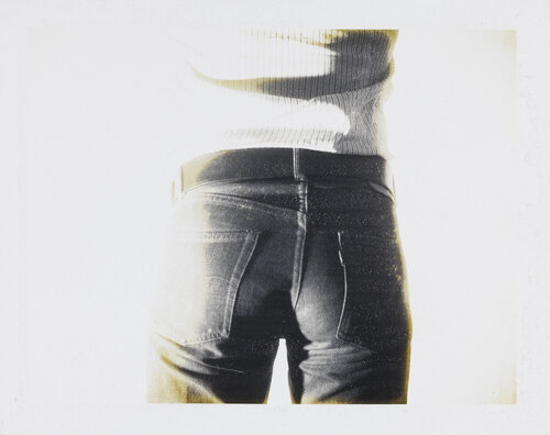 Study for Rolling Stone's 'Sticky Fingers' Album Cover - Polaroid van Andy Warhol, Fotografie te koop op Singulart