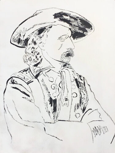 Cowboys and Indians: General Custer van Andy Warhol, Werk op papier te koop op Singulart