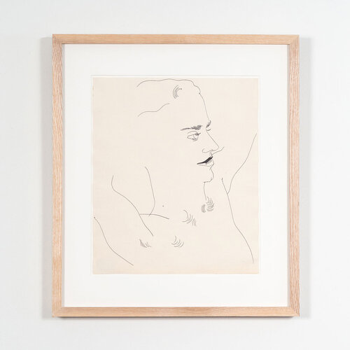 Portrait of a Man (George) van Andy Warhol, Werk op papier te koop op Singulart