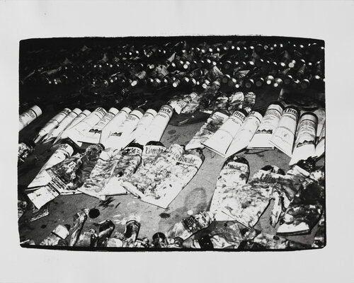 Gelatin silver print of Utrecht Paints by Andy Warhol de Andy Warhol, Fotografía a la venta en Singulart