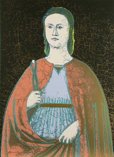 Saint Apollonia (FS II.331) van Andy Warhol, Afdruk te koop op Singulart