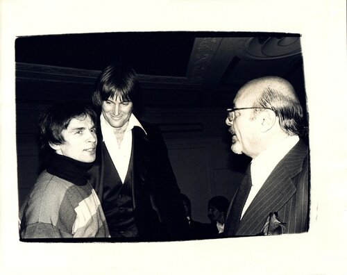 Rudolf Nureyev, Bruce Jenner, and Ahmet Ertegen di Andy Warhol, Fotografia in vendita su Singulart