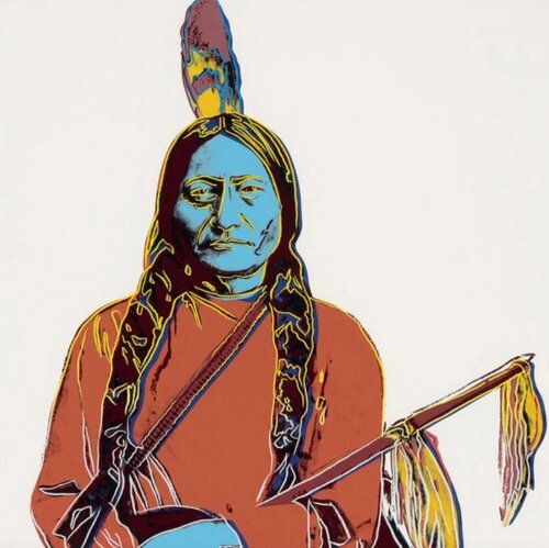 Sitting Bull FS II.376 van Andy Warhol, Afdruk te koop op Singulart