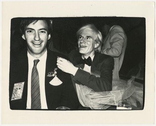 Jon Gould & Andy Warhol van Andy Warhol, Fotografie te koop op Singulart