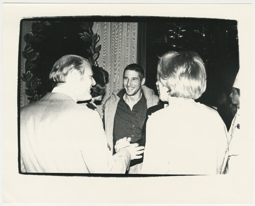 Barry Diller, Richard Gere and Guest par Andy Warhol, Photographie en vente sur Singulart