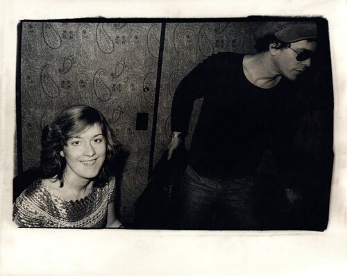 Catherine Guinness and Lou Reed par Andy Warhol, Photographie en vente sur Singulart
